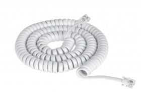 PRZEWOD SLUCH.TEL.14 FT BIALY