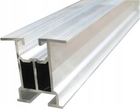 Profil montażowy aluminiowy AL 2200mm lekki do montażu paneli solarnych , fotowoltaiczny , szyna montażowa PV