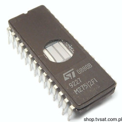 M27512F1 512Kbit UV EPROM DIP28CW STM USED