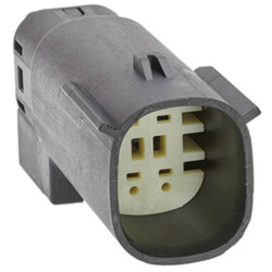 Molex 334824001 Mx150 Male Connector 4 Circuits Black Keying Option A