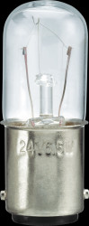 DL1BEB Bulb, BA 15d, 24 V, 6.5 W, transparent