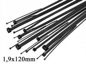 Opaska zaciskowa 1,9x120mm czarna.