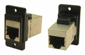 Złącze Ethernet Męski Złącze RJ45 Montaż na panelu Cat5e RS PRO 1-żyłowe