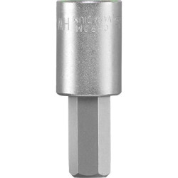 kwb 372710 Hex Head Bit 10mm CV-steel matt chrome-plated 1-piece
