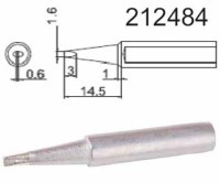 QUICK-212484 Grot do lutownicy QUICK-3102 stożek ścięty 0.6x1.6mm