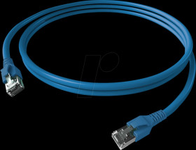 CP1KBBBBB0100 Cat.6a patch cable, S/FTP, FlexBoot, blue, 10 m
