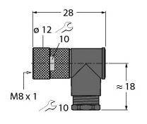 Turck 6904815 Złącze niekonfekcjonowane czujnika/aktuatora 1 szt.