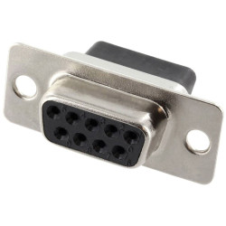 econ connect BU9CR Socket Enclosure 180&#xB0; 9 pins Crimp 1pc