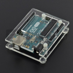Obudowa do Arduino Uno - przezroczysta slim