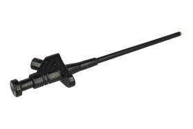 Chwytak pomiarowy; KLEPS30 930 113 100; pazurkowy; 3mm; czarny; 158mm; wtykany (gniazdo bananowe 4mm); 60V; stal niklowana; PF;