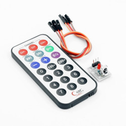 Pilot IR + odbiornik podczerwieni 1838T NEC 38 kHz + przewody HX1838