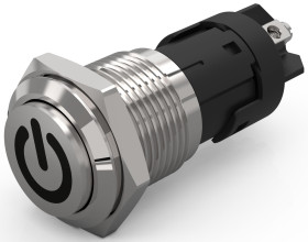 Nasadka przełącznika Chwilowy SPDT średnica wycięcia 16mm, montaż panelowy EAO