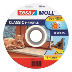 Uszczelka gumowa PROFIL P 100m 9mm brązowa 55703-00101-00