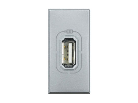 AXOLUTE Ładowarka USB typ C 1,5A 1 modułowa aluminium HC4286C1 LEGRAND