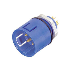 Binder 99-9115-60-05 Male Panel Mount 5 Pin with Solder Terminal
