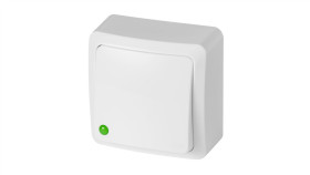 Berg Łącznik Schodowy N/T 10Ax Ip20 Biały 3712-00