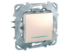 UNICA Wyłącznik pojedynczy z podświetleniem piaskowy MGU50.201.25NZ SCHNEIDER ELECTRIC