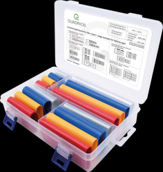 1905CA060 Akku-Schrumpfschlauch-Set 2:1, Flachmaß 30 bis 125 mm, 16 teilig