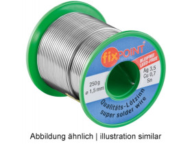 Cyna lutownicza bezołowiowa ø 1,0 mm, rolka 100 g