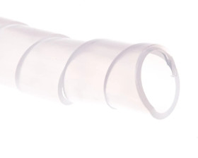 Wężyk ochronny spiralny WSN 24 transparentny E01WS-01010100800 /10m/