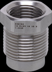 Screw-in adapter, G 1/2, G 3/4 for process sensors, E43302