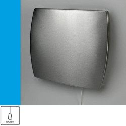 Wentylator domowy Eol F15PINOX przełącznik pociągany, fi 150 mm, front stalowy