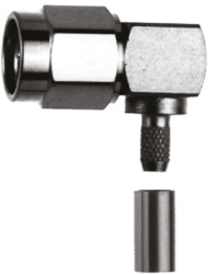 Złącze koncentryczne Montaż na kablu Męski 50Ω typ złącza Złącze SMA Połączenie zagniatane