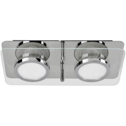 LightMe LM85621 Chromia LED Wall Light GU10 10W Monochrome Chrome