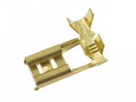 Konektor nieizolowany żeński katowy 6,4x0,8mm