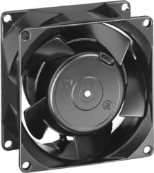 AC axial fan, 230 V, 80 x 80 x 38 mm, 50 m³/h, 30 dB, sintec slide bearing, ebm-papst 8550 N