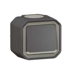 Włącznik światła, 10A, 250V, 1-biegunowy, IP55 Plexo, Legrand