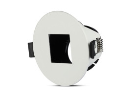 VT-883 Oczko halogenowe Spot trzonek: GU10 kwadratowa biały czarny 8597 V-TAC