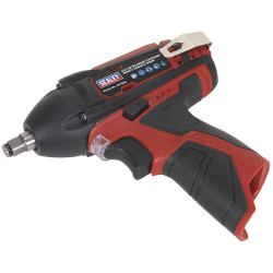 Sealey CP1204 Cordless Impact Wrench 3/8&quot;Sq Drive 80Nm 12V Li-ion - Body Only