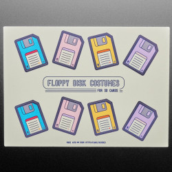 Floppy Disk Costumes for SD Cards