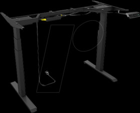 IB-EW206B-T Electrically height-adjustable sit/stand table frame