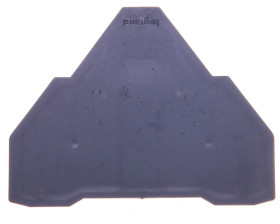 Osłona końcowa złączek 3-piętrowych szara Viking 037554