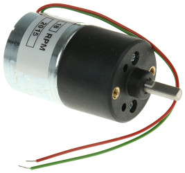 Motoreduktor DC 12 V Z przekładnią 18 obr/min. 4mm 8 Ncm McLennan Servo Supplies