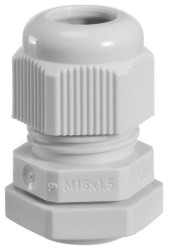 Hager VZ016M Dławnica kablowa M16 plastik szary 1 szt.