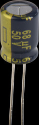 EEUFC1H680 Electrolytic capacitor, radial, 68 µF, 50 V, 105°C, low ESR, AEC
