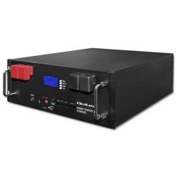 Qoltec Stabilny Magazyn energii LiFePO4 do RACK 5.12kWh 51.2V 100Ah BMS LCD