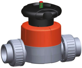 Zawór z dławnicą przeponową 10bar Georg Fischer