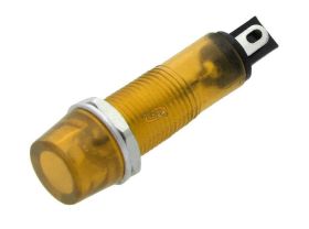 KONTROLKA NEONOWA fi6-10mmY 230V