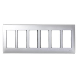 Simon Connect Ramka obudowy S500 6-modułowa, 12x K45 aluminium 51010106-033