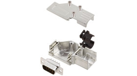 Osłona 9-pinowe D Sub Hoods do Dla kabla Encitech Connectors