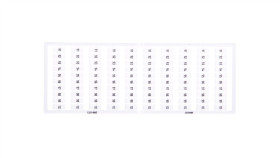 Ramka Z Oznacznikami 10X 91-100 209-573 /5Szt./