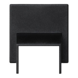 Simon Connect Pokrywa K45 przyłączeniowa do minikanału 20x30mm czarny K21/14