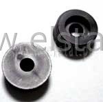 Nóżka gumowa fi= 12,5mm wys= 5mm czarna