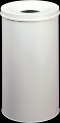 330710 Safe paper bin, round, 60 l, grey