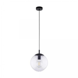 Lampa wisząca szklana 25cm średnicy ESME 3266 transparentne szkło TK Lighting