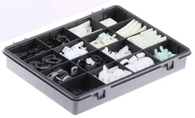 Zestaw zacisków do kabli Samoprzylepny Czarny Zestaw mocowań